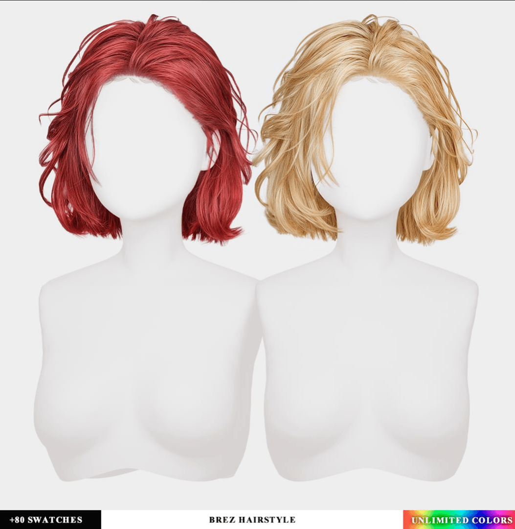 Скриншот мода Прическа Brez Hairstyle